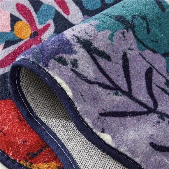 NEW Boho Floral Area Rug